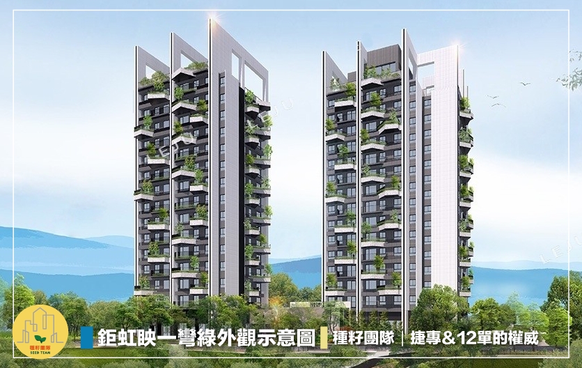 鉅虹映一彎綠｜北屯機捷特區｜北屯好市多周邊｜水曲生態公園第一排｜鉅虹建設