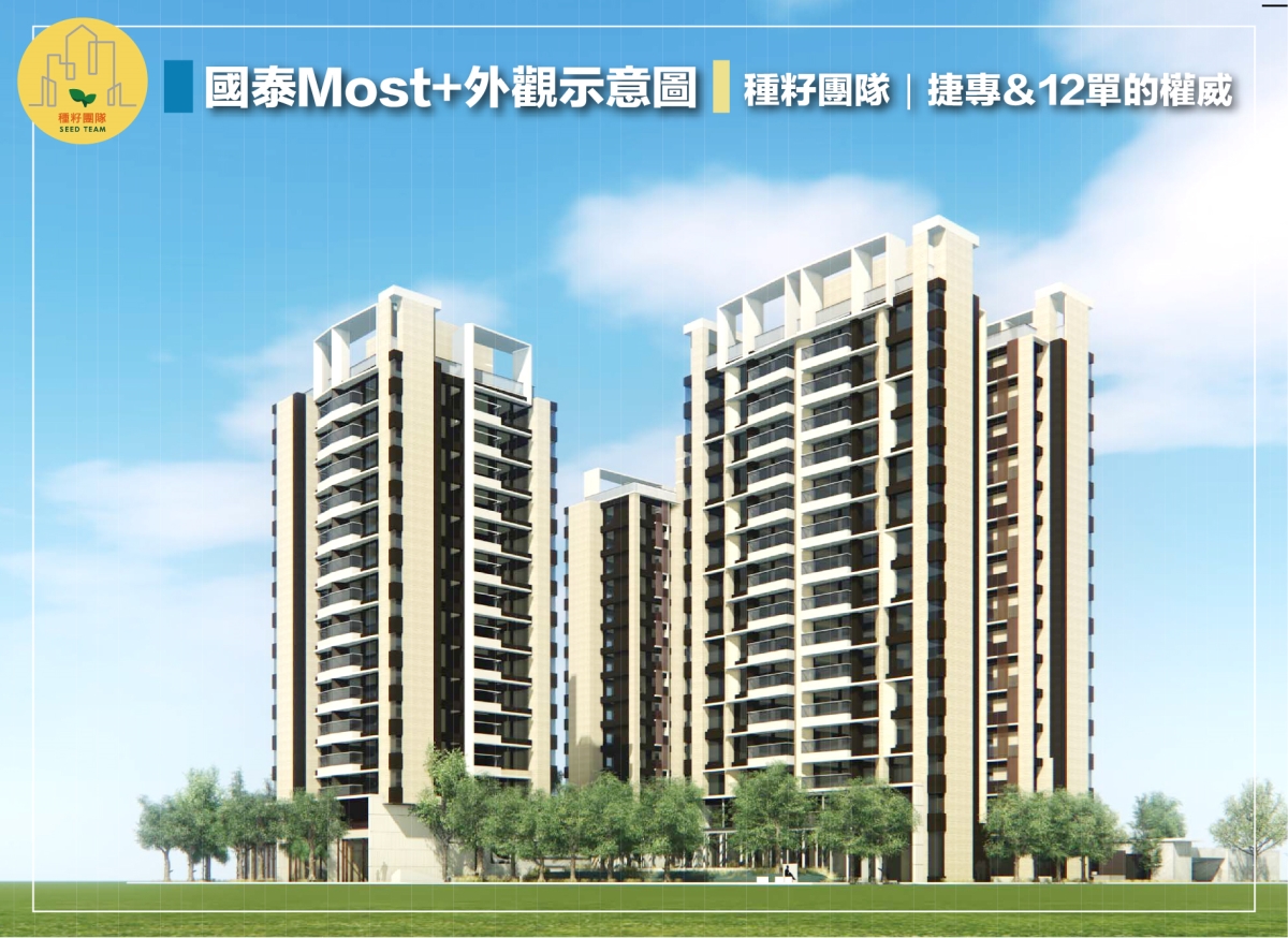 國泰Most+｜14期重劃區｜台中建案｜種籽團隊