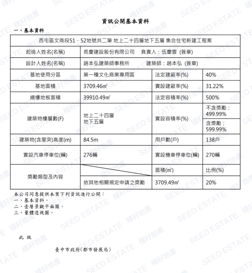 水湳文商段-第51、52地號-長慶建設｜種籽團隊｜水湳經貿園區