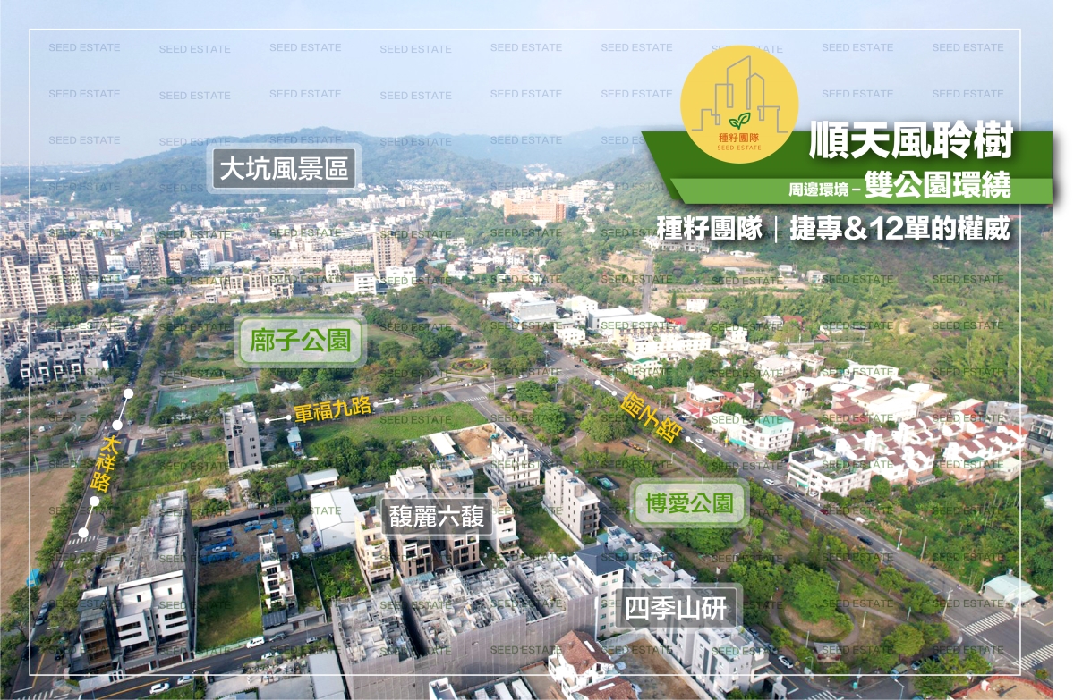 順天風聆樹｜太祥廍子重劃區｜北屯區電梯別墅｜雙車別墅｜北屯社區別墅｜順天建設｜